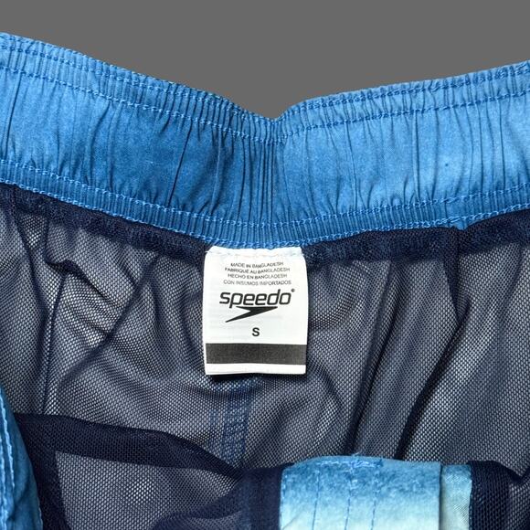 Speedo Bondi Boardshort 20" Men's Size Small NWT Multicolor Blue UPF 50+ - Picture 5 of 9